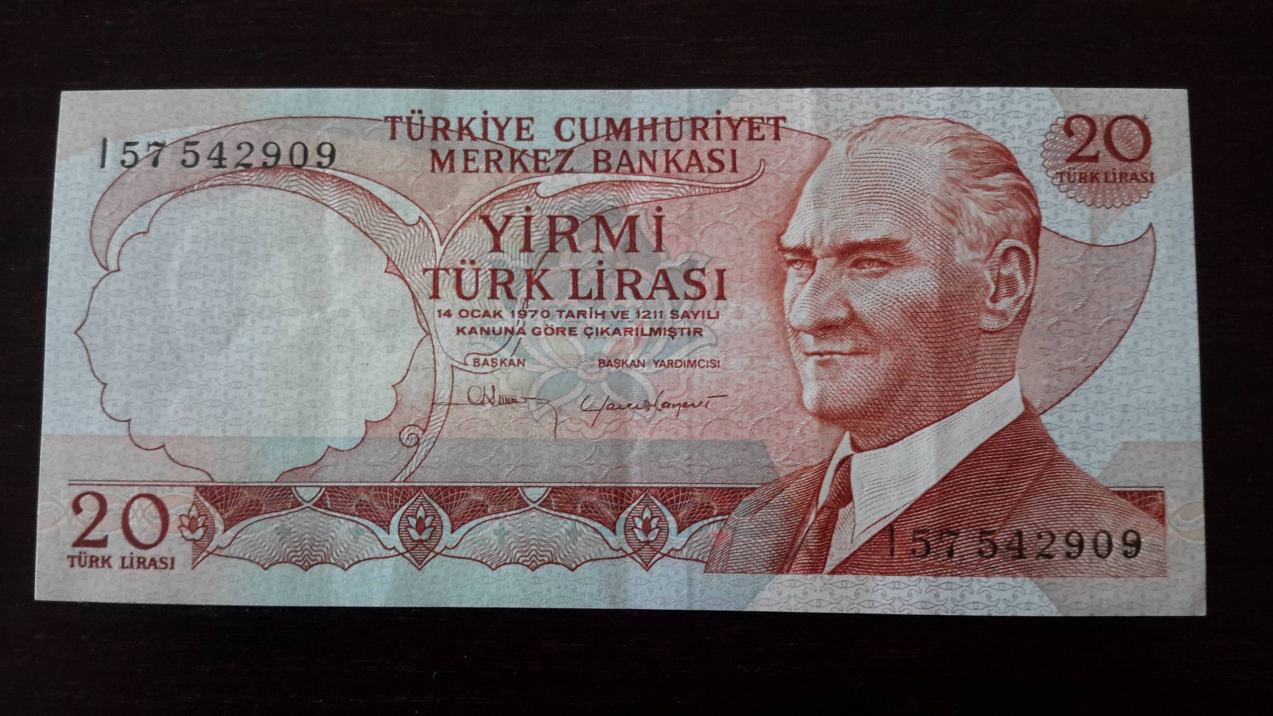 20 Турецких лир