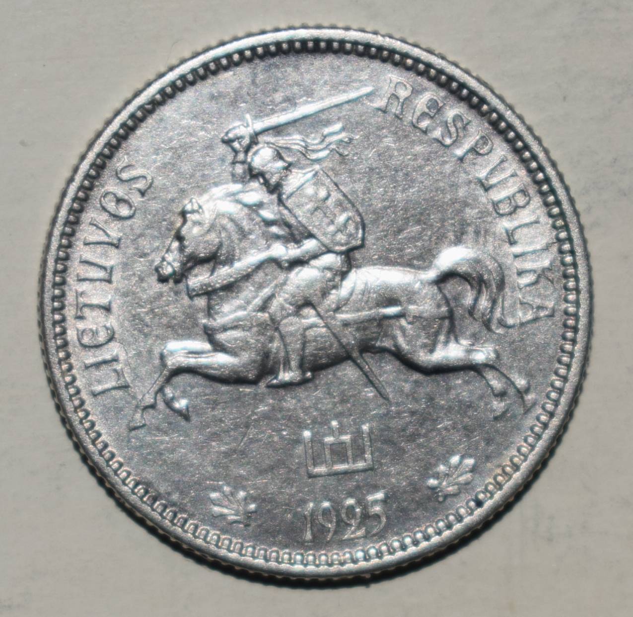 Pinigas 1925 Lietuva pinigas 2 litų,VERY FINE* | 21563594