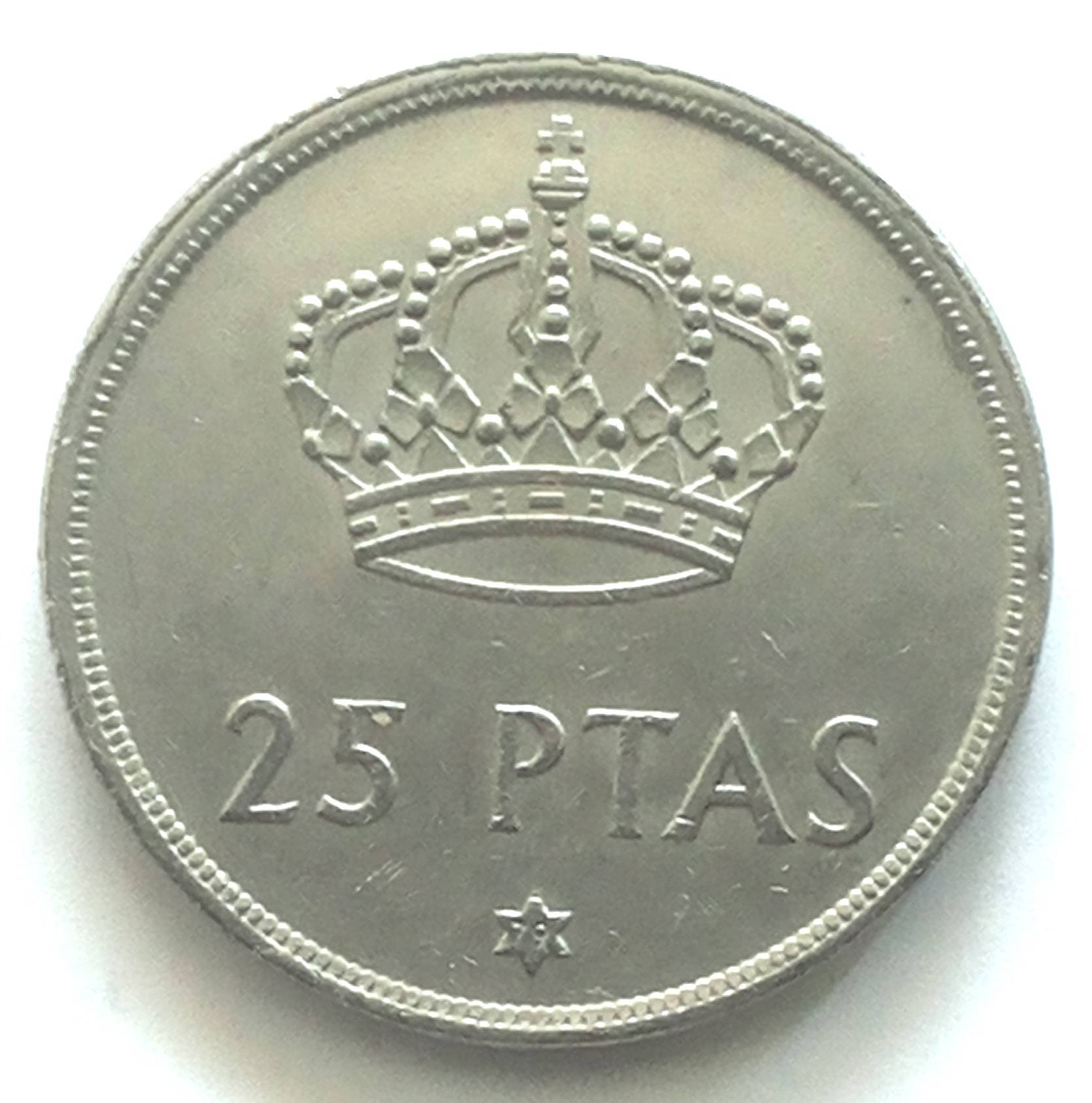 25 на испанском. 25 PTAS 1983. Spanish 1975 1982.