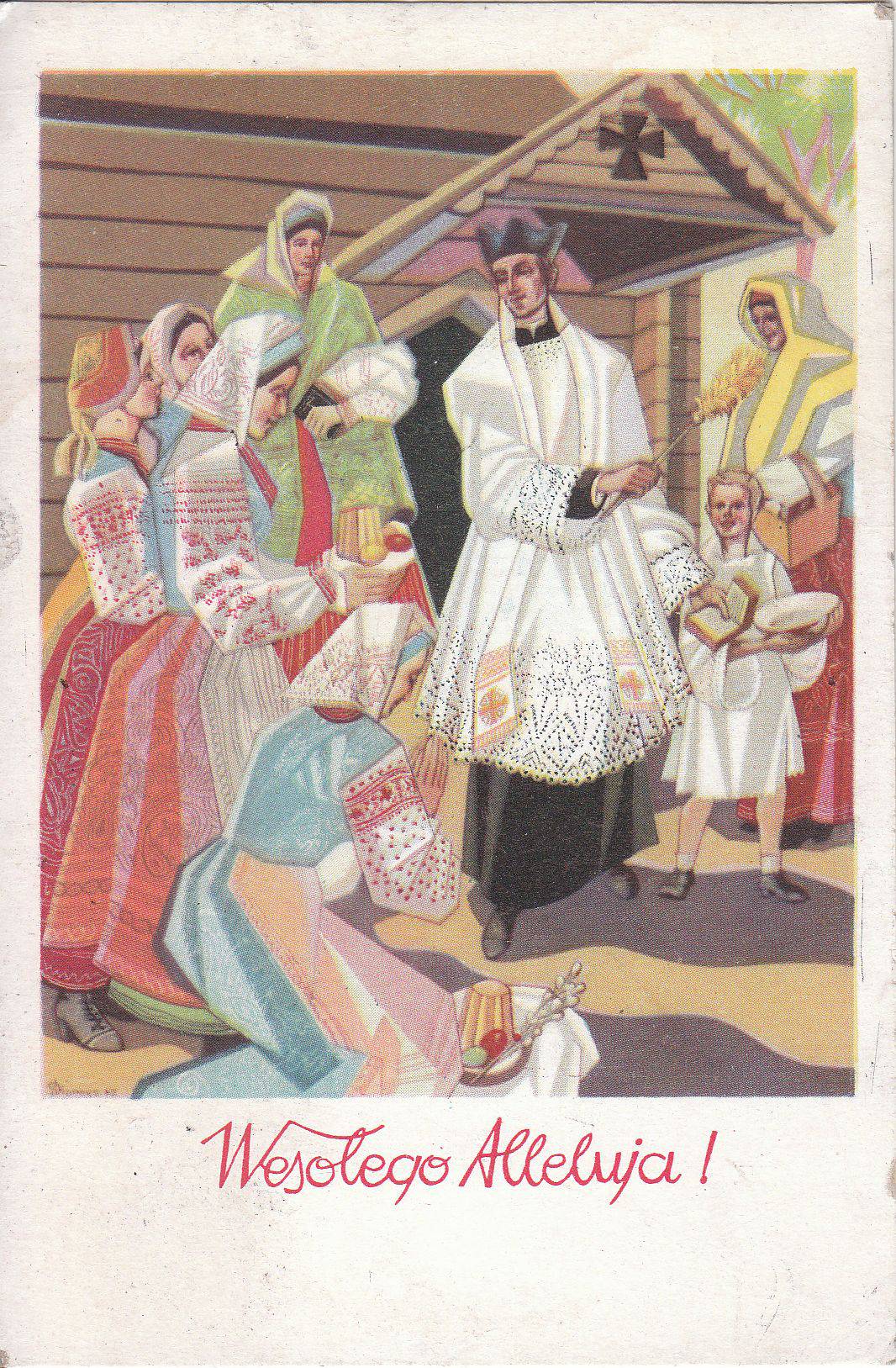 Польские открытки с Пасхой