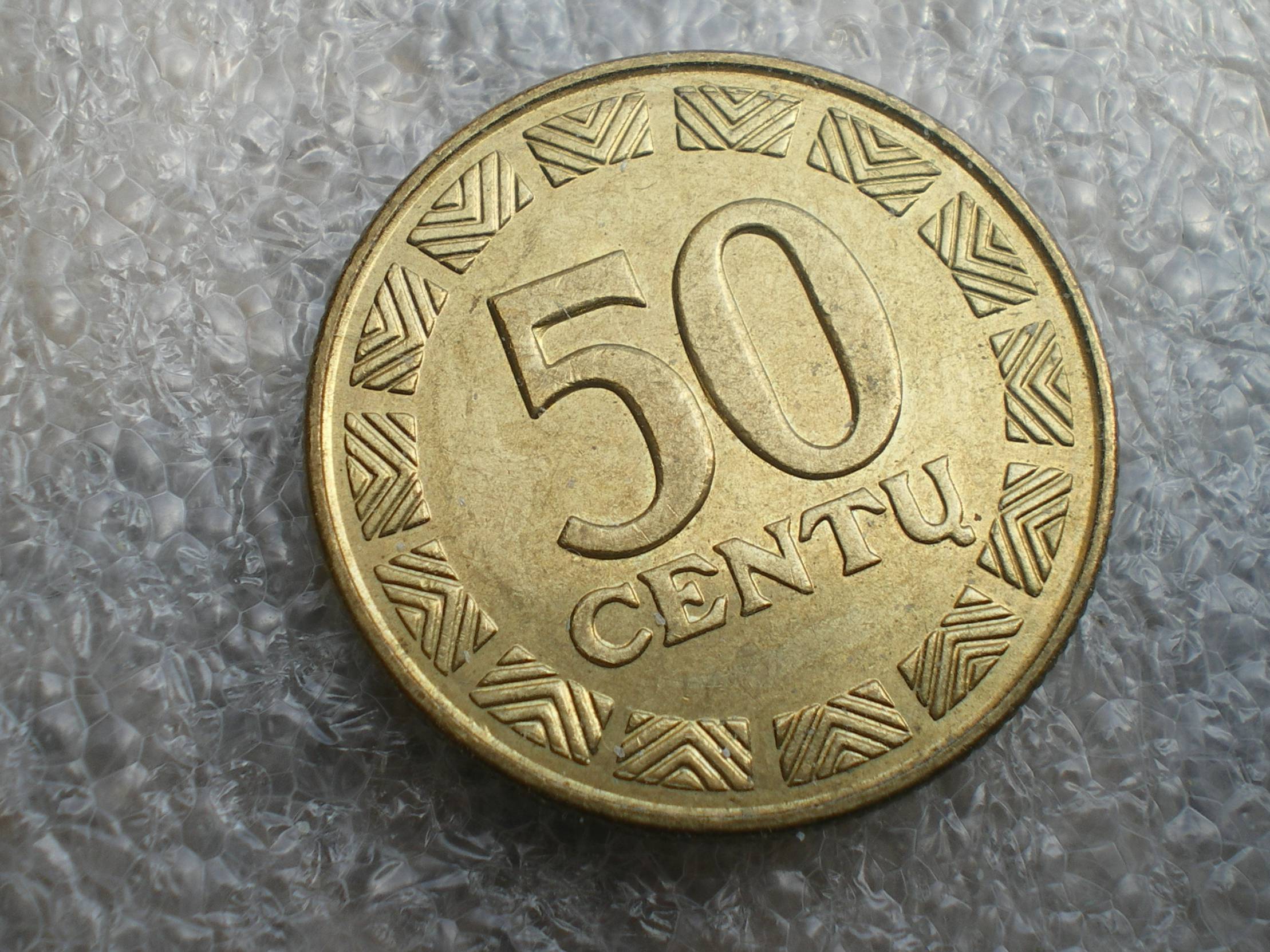 1997 LIETUVA pinigas 50 centų,KM#108 | 23988512