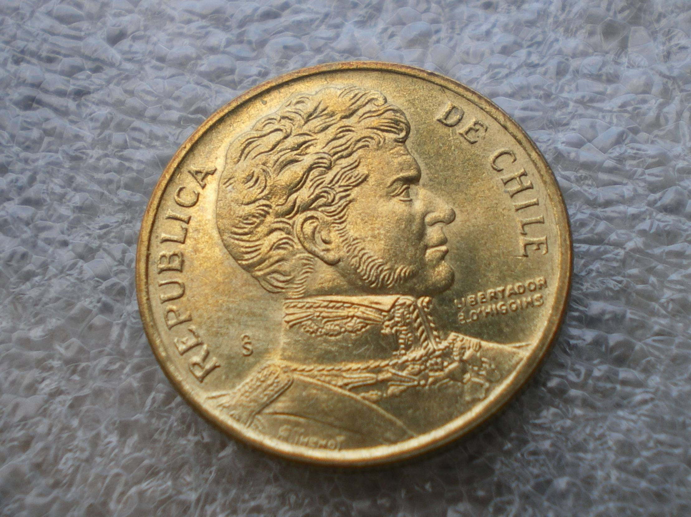 1995 Chile pinigas 10 pesos,KM#228.2 | 24038425