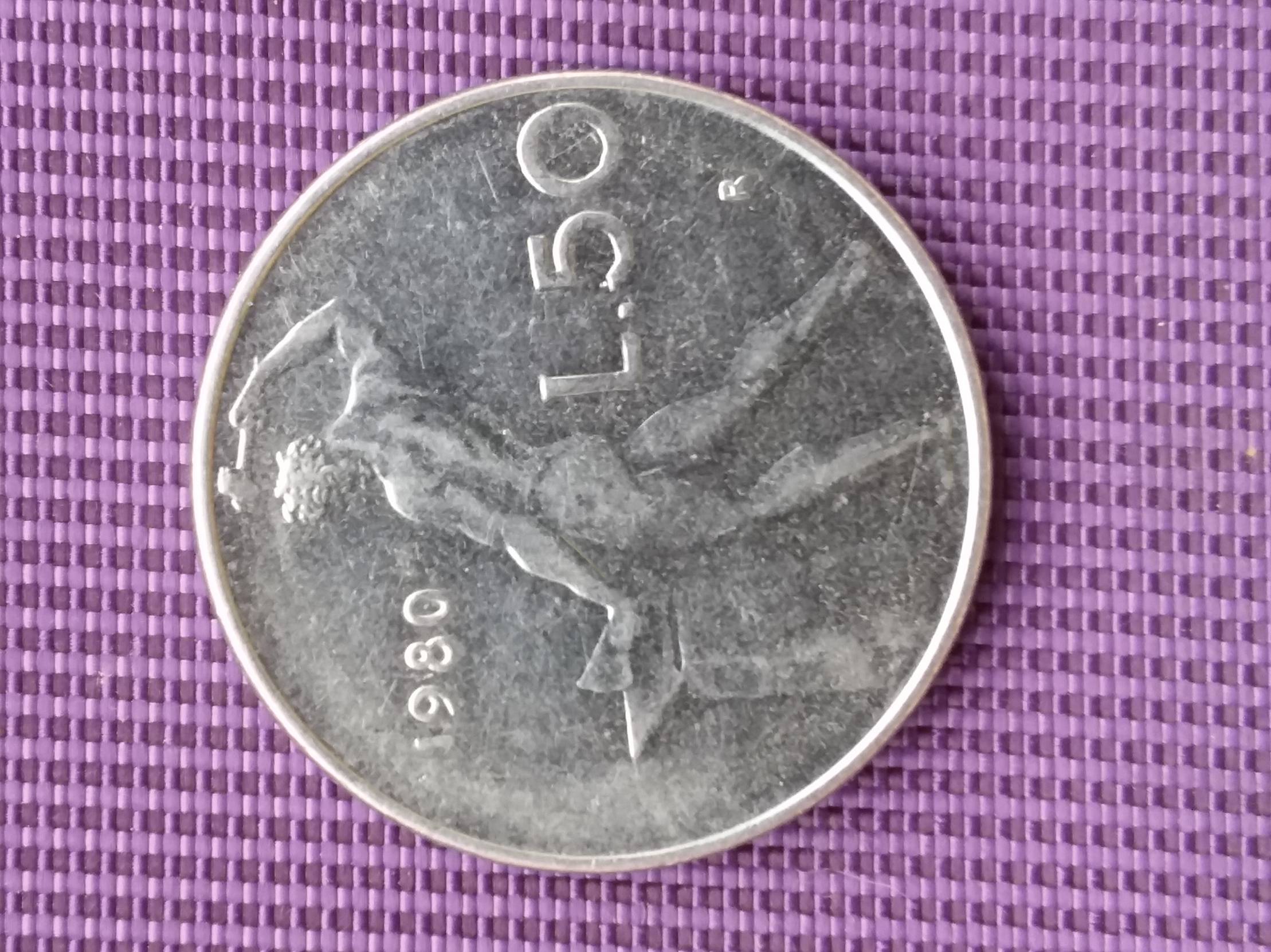 50 lire del 1980 valore